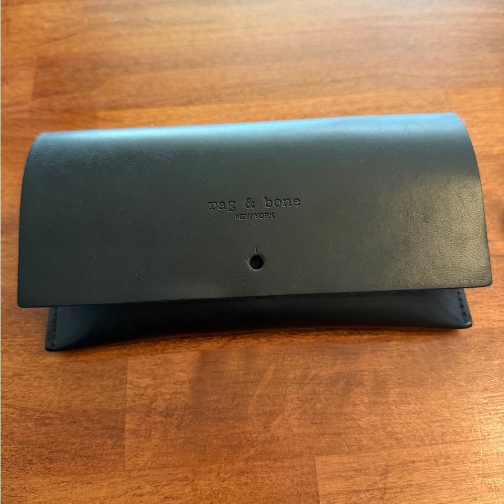 Rag & Bone Black Leather Sunglasses Pouch